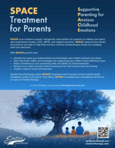 SPACE therapy for parents who have an anxious child