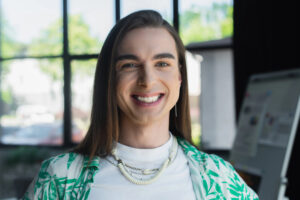 Beautiful queer person